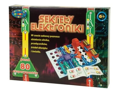 dromader sekrety elektroniki ponad 80 eksperymentow zabawka naukowa b